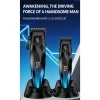 NOVA KOMEX TURBO NANO ION professional electric hair clipper available in four colors, red and blue gradient digital screen display electric clipper details Picture